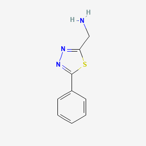 (5-phenyl-1,3,4-thiadiazol-2-yl)methanamine