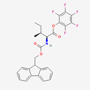 Perfluorophenyl (((9H-fluoren-9-yl)methoxy)carbonyl)-L-isoleucinate