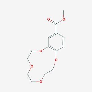 Methyl 2，3，5，6，8，9-hexahydro-1，4，7，10-benzotetraoxacyclododecin-12-carboxylate