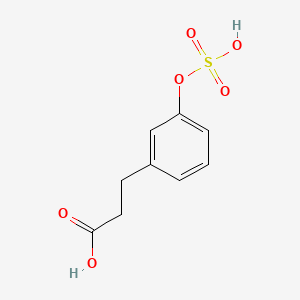 3-(3-(Sulfooxy)phenyl)propanoic acid