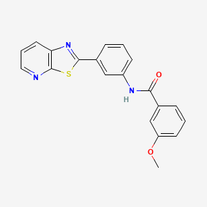 3-Methoxy-N-(3-(thiazolo[5,4-b]pyridin-2-yl)phenyl)benzamide