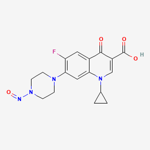 1-Cyclopropyl-6-fluoro-7-(4-nitrosopiperazin-1-yl)-4-oxo-1,4-dihydroquinoline-3-carboxylic acid