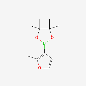 4,4,5,5-Tetramethyl-2-(2-methyl-3-furyl)-1,3,2-dioxaborolane, 90%