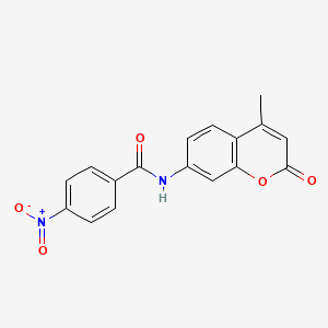 N-(4-Methyl-2-oxo-2H-chromen-7-yl)-4-nitrobenzamide