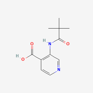 3-(2,2-Dimethylpropanamido)pyridine-4-barboxylic acid