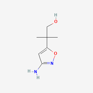 2-(3-Aminoisoxazol-5-yl)-2-methylpropan-1-ol