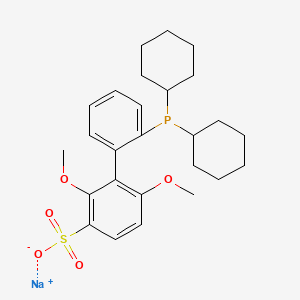 2′-(dicyclohexylphosphino)-2,6-dimethoxy-[1,1′-Biphenyl]-3-sulfonic acid sodium salt