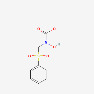 tert-butyl N-[(benzenesulfonyl)methyl]-N-hydroxycarbamate