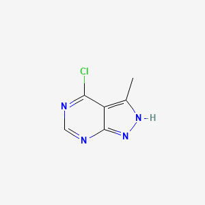 4-chloro-3-methyl-1H-pyrazolo[3,4-d]pyrimidine