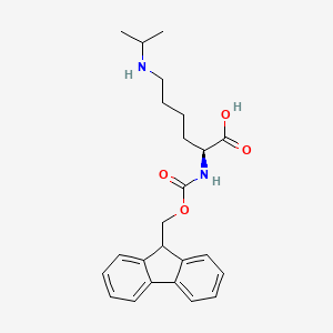 (2S)-2-(9H-Fluoren-9-ylmethoxycarbonylamino)-6-(propan-2-ylamino)hexanoic acid