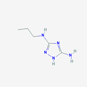 1H-1,2,4-Triazole-3,5-diamine,N-propyl-(9CI)
