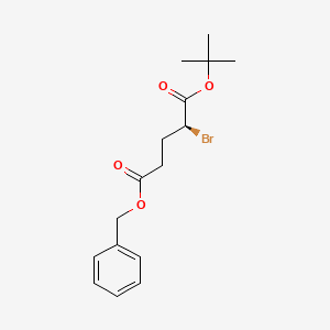 5-Benzyl 1-(tert-butyl) (S)-2-bromopentanedioate