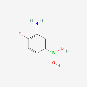 3-Amino-4-fluorophenylboronic acid, 97%