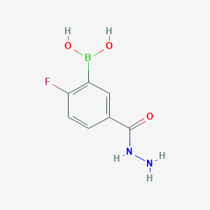 3-Borono-4-fluorobenzohydrazide