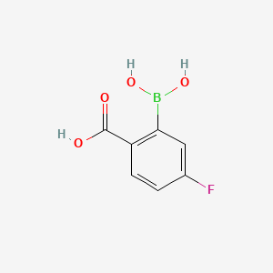 2-Carboxy-5-fluorophenylboronic acid