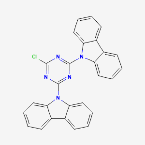 9,9'-(6-Chloro-1,3,5-triazine-2,4-diyl)bis(9H-carbazole)