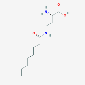(2S)-2-Amino-4-[(1-oxooctyl)amino]butanoic acid