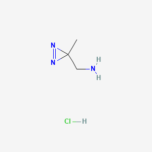 (3-Methyl-3H-diazirin-3-yl)methanamine hydrochloride