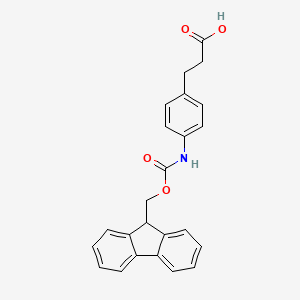3-(4-((((9H-fluoren-9-yl)methoxy)carbonyl)amino)phenyl)propanoic acid