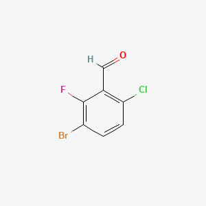3-Bromo-6-chloro-2-fluorobenzaldehyde