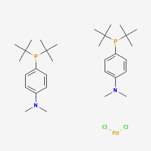 Bis[di-tert-butyl(4-dimethylaminophenyl)phosphine]dichloropalladium, 95%