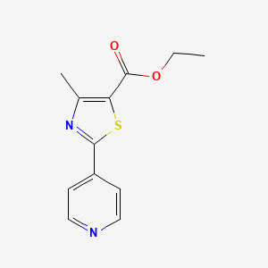 Ethyl 4-methyl-2-(pyridin-4-yl)-1,3-thiazole-5-carboxylate