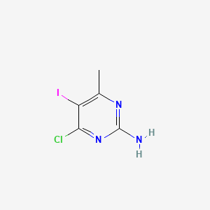 4-Chloro-5-iodo-6-methylpyrimidin-2-amine