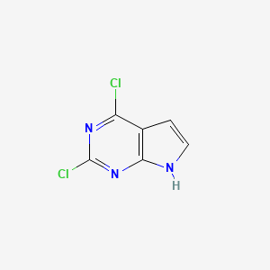 2,4-Dichloro-7H-pyrrolo[2,3-d]pyrimidine, 98%