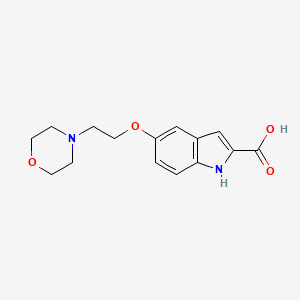 5-[2-(4-Morpholinyl)ethoxy]-1H-indole-2-carboxylic acid