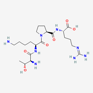 (S)-2-((S)-1-((S)-6-Amino-2-((2S,3R)-2-amino-3-hydroxybutanamido)hexanoyl)pyrrolidine-2-carboxamido)-5-guanidinopentanoic acid