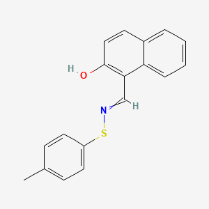 1-(((p-Tolylthio)imino)methyl)naphthalen-2-ol