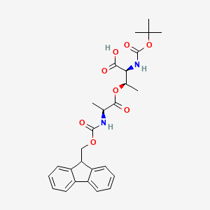 O-((((9H-fluoren-9-yl)methoxy)carbonyl)-L-alanyl)-N-(tert-butoxycarbonyl)-L-threonine