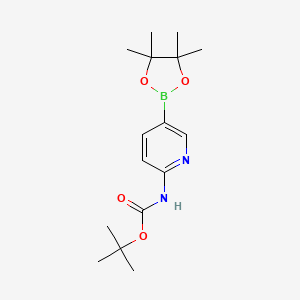 6-(tert-Butoxycarbonylamino)pyridine-3-boronic acid pinacol ester, 97%