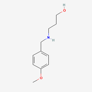 3-[[(4-Methoxyphenyl)methyl]amino]-1-propanol
