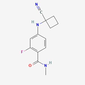 4-((1-Cyanocyclobutyl)amino)-2-fluoro-N-methylbenzamide