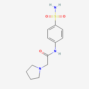2-(Pyrrolidin-1-yl)-N-(4-sulfamoylphenyl)acetamide