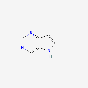 6-Methyl-5H-pyrrolo[3,2-d]pyrimidine