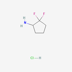 2,2-Difluorocyclopentan-1-amine hydrochloride