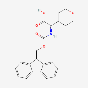 (R)-2-((((9H-Fluoren-9-yl)methoxy)carbonyl)amino)-2-(tetrahydro-2H-pyran-4-yl)acetic acid