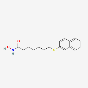N-Hydroxy-7-(naphthalen-2-ylthio)heptanamide