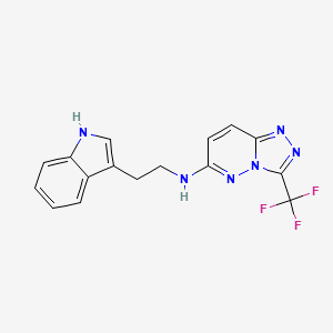 N-(2-(1H-Indol-3-yl)ethyl)-3-(trifluoromethyl)-[1,2,4]triazolo[4,3-b]pyridazin-6-amine