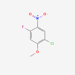 1-Chloro-4-fluoro-2-methoxy-5-nitrobenzene
