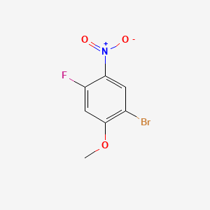 1-Bromo-4-fluoro-2-methoxy-5-nitrobenzene