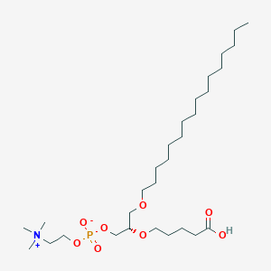 (S)-2-(4-Carboxybutoxy)-3-(hexadecyloxy)propyl (2-(trimethylammonio)ethyl) phosphate