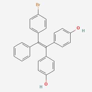 4,4'-[2-(4-Bromophenyl)-2-phenylethene-1,1-diyl]diphenol