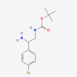 N1-Boc-2-(4-bromophenyl)ethane-1,2-diamine