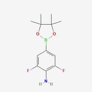 4-Amino-3,5-difluorobenzeneboronic acid pinacol ester, 96%