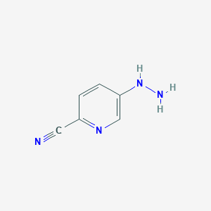 5-Hydrazinylpicolinonitrile