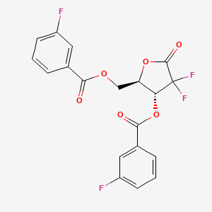 (2R，3R)-4，4-Difluoro-2-(((3-fluorobenzoyl)oxy)methyl)-5-oxotetrahydrofuran-3-yl 3-fluorobenzoate