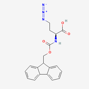 (S)-2-((((9H-Fluoren-9-yl)methoxy)carbonyl)amino)-4-azidobutanoic acid